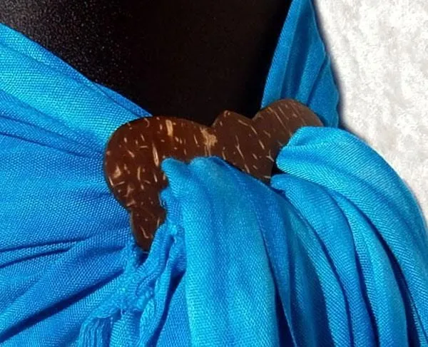 12 Coconut Sarong Clips ($1.02 each)