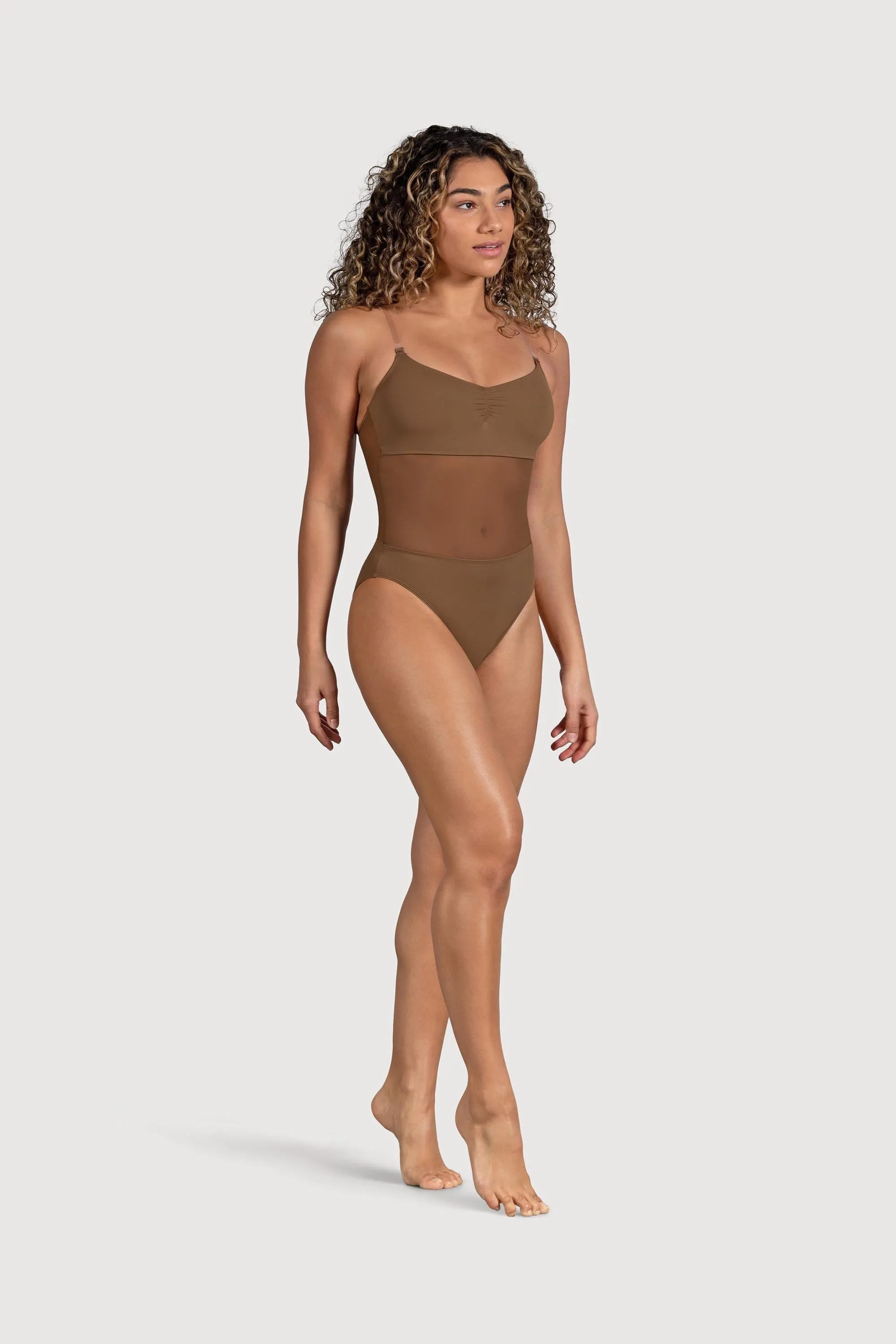 B53377 - Bloch Cordelia Mesh Panel Womens Body Liner
