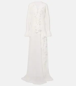 Bananhot Bellen ruffled maxi dress