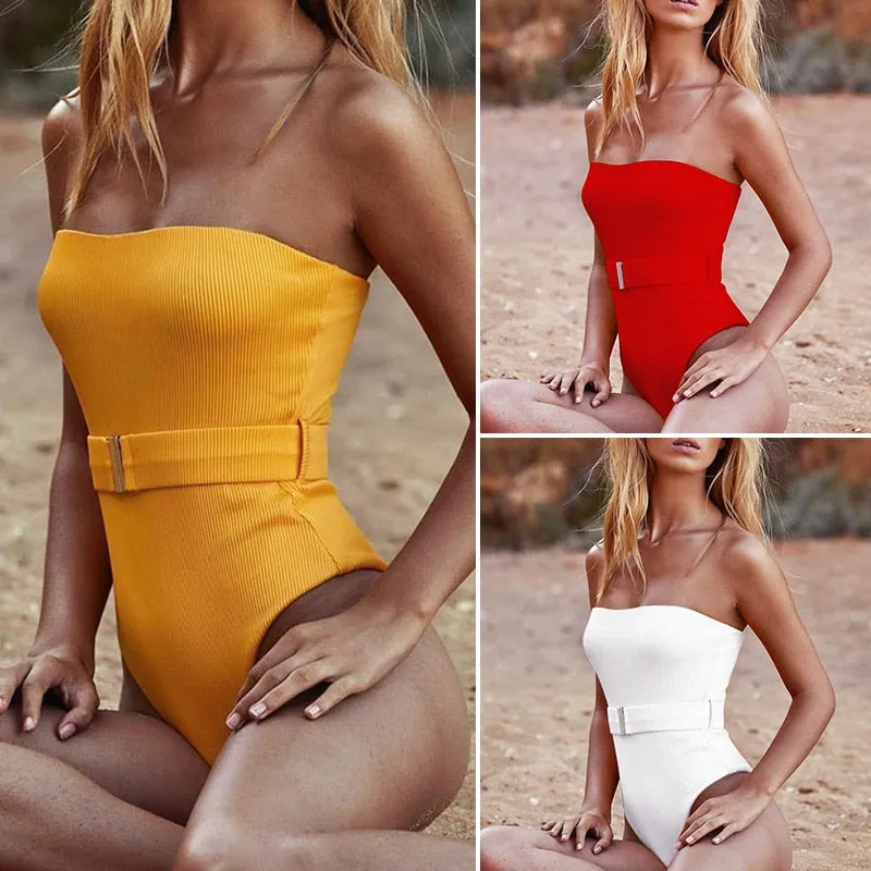 Buckled One Piece Swimsuit - Multiple colours & styles