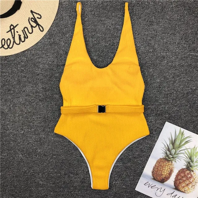Buckled One Piece Swimsuit - Multiple colours & styles