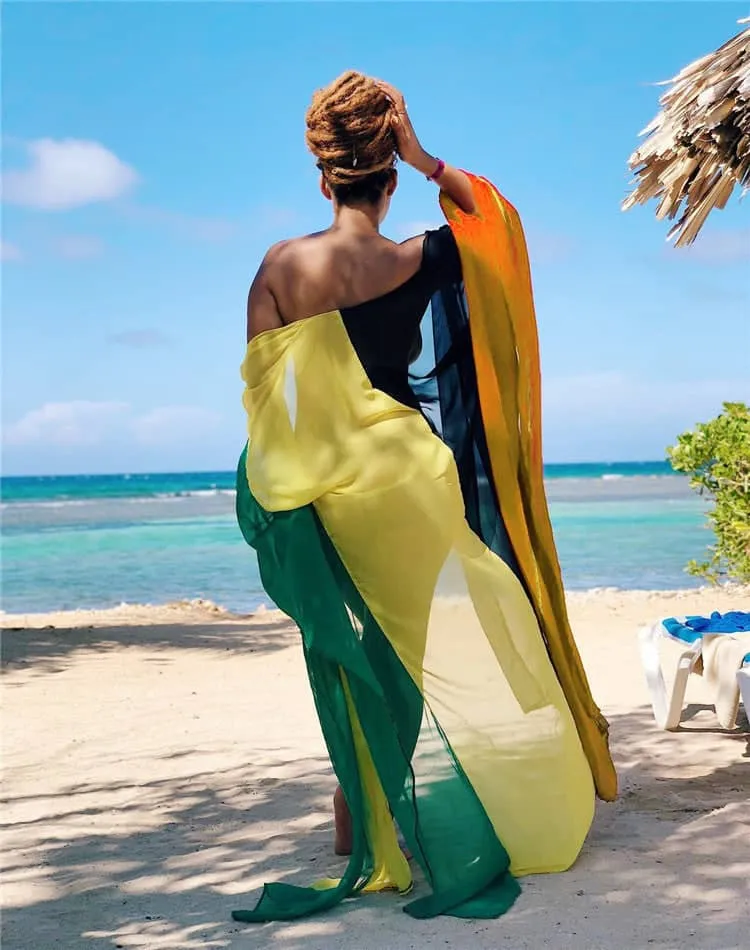 Chiffon Beach Bathing Suit Cover Up Cardigan