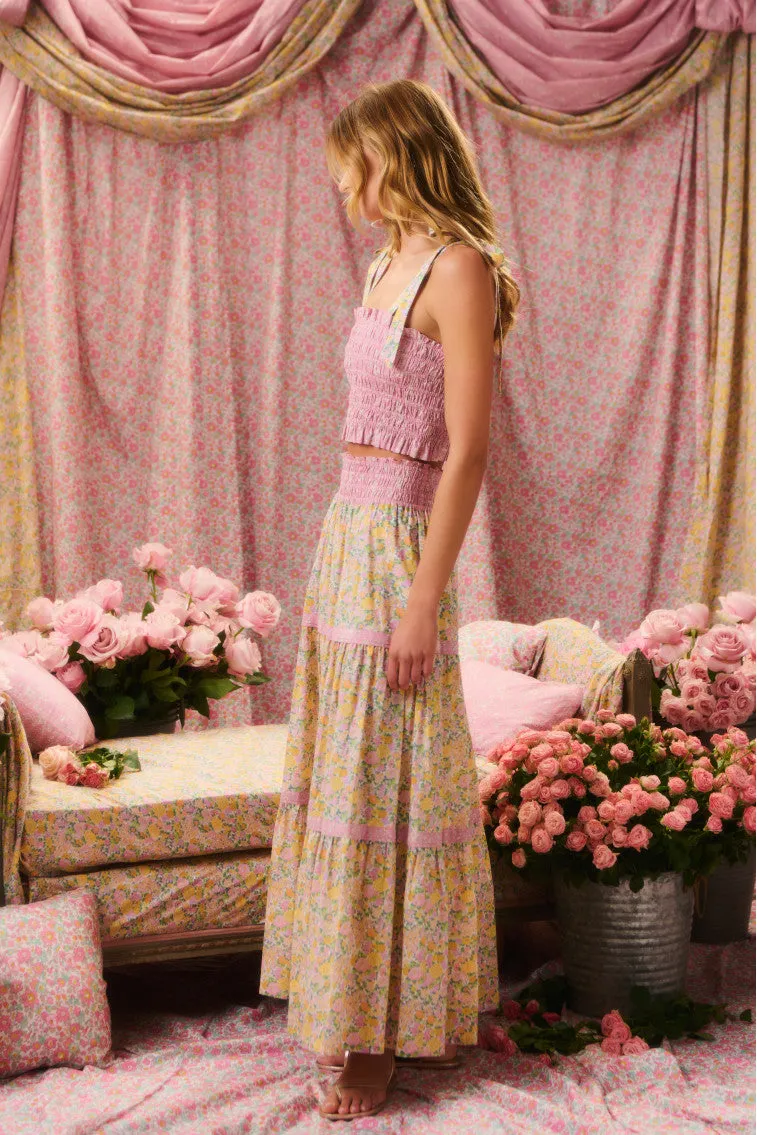 Corbin Liberty Fabric Cropped Top