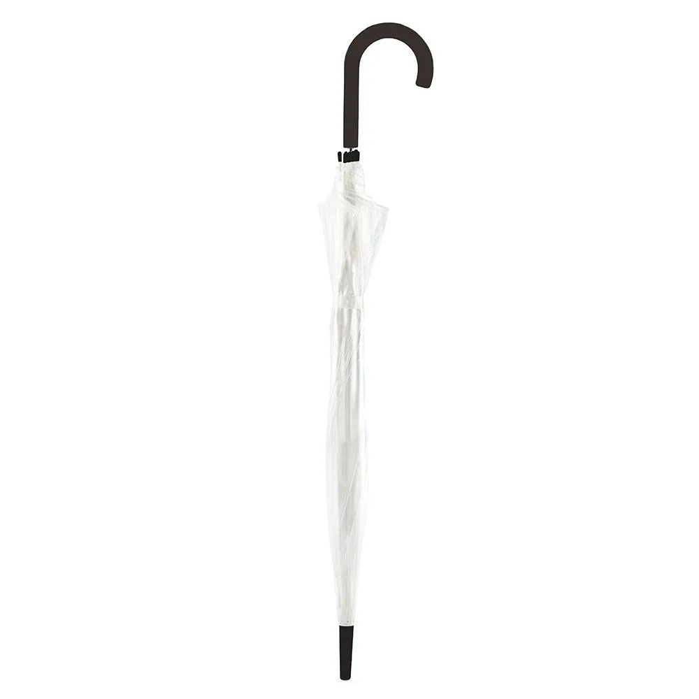 LARGE CLEAR PLASTIC BUBBLE WEDDING UMBRELLA - LOVE IS THE AIR