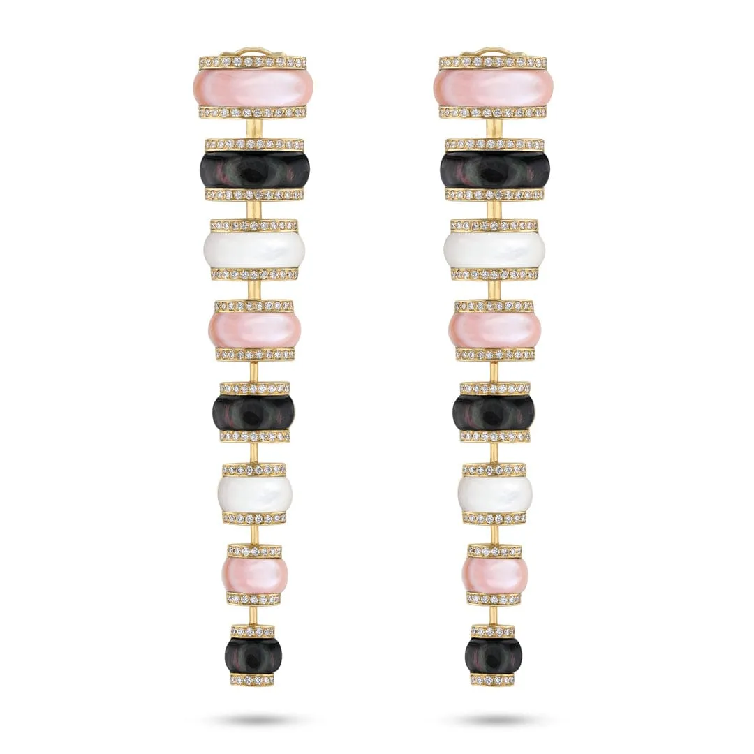 MALDIVIAN SHELL  EARRING - MULTICOLORED