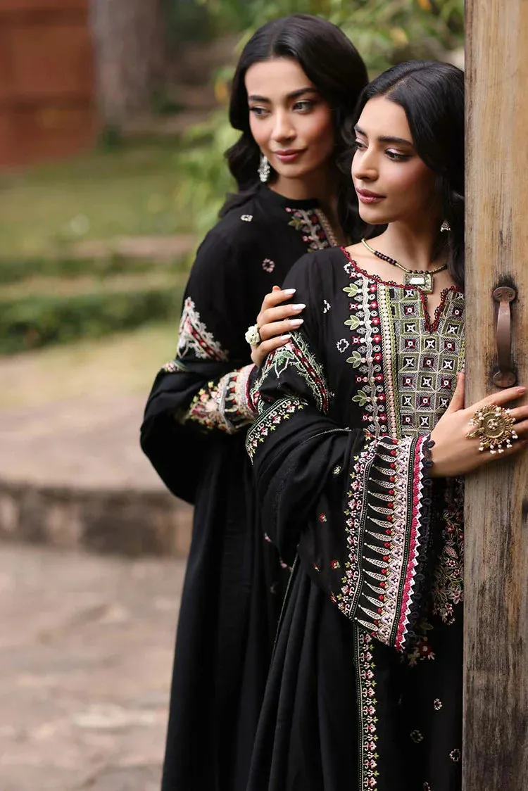 Noor by Saadia Asad - Noor Suzaanikari Winter Shawl Collection - 05 Koel - Unstitched