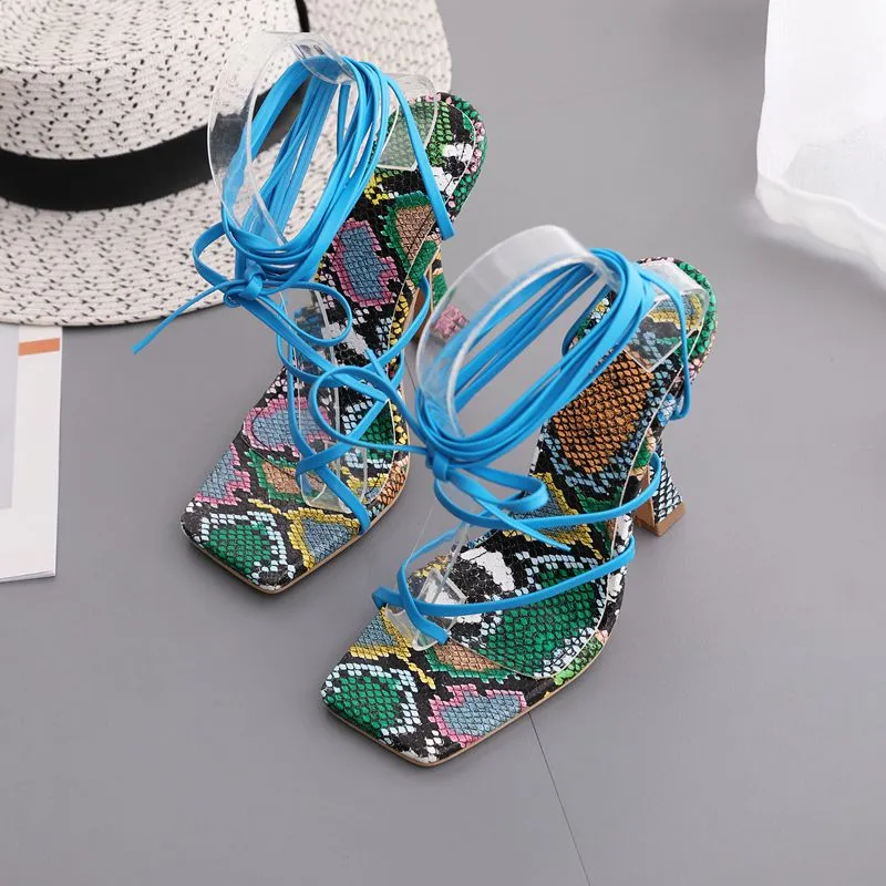 Summer Fashion  lace Up Sandals