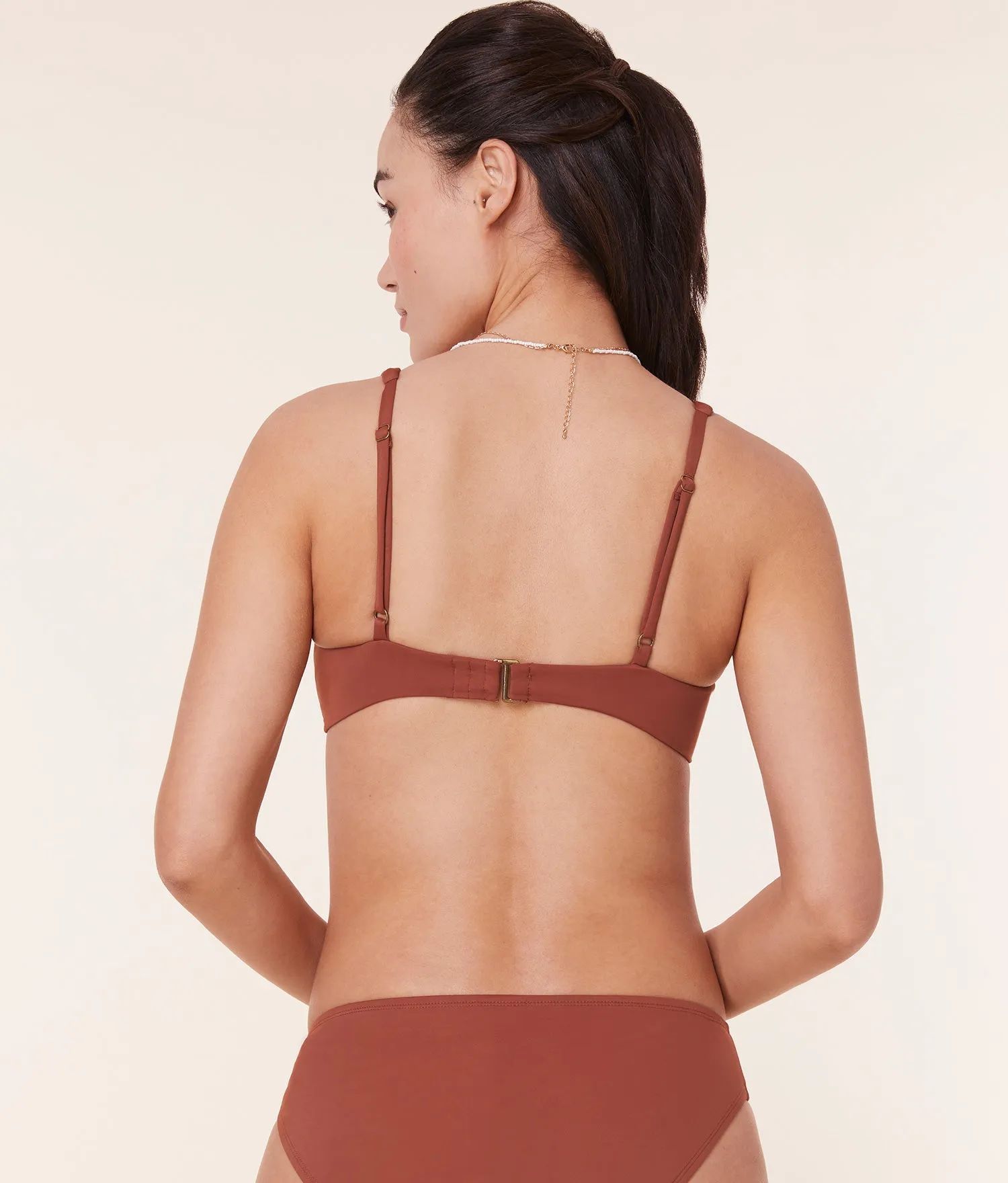 The Amor Bikini Top - Eco Nylon - Sequoia
