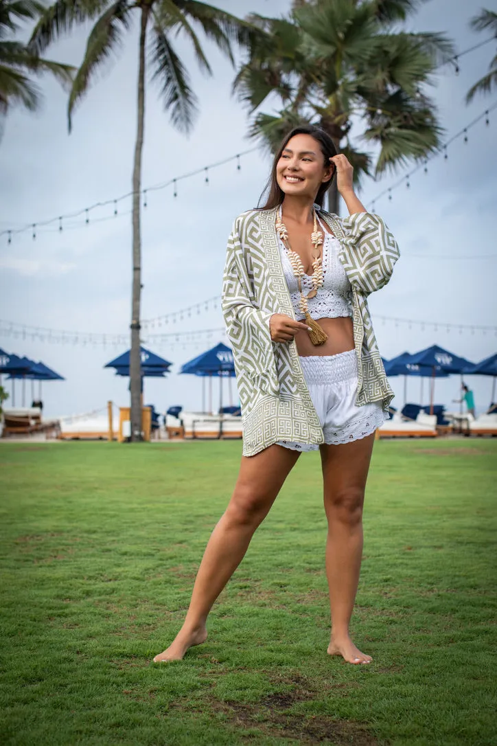 Tribal Tides Short Kimono