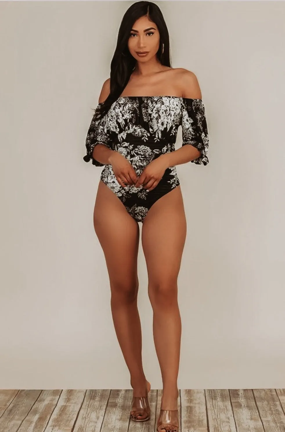 Valerie Floral Print Bodysuit